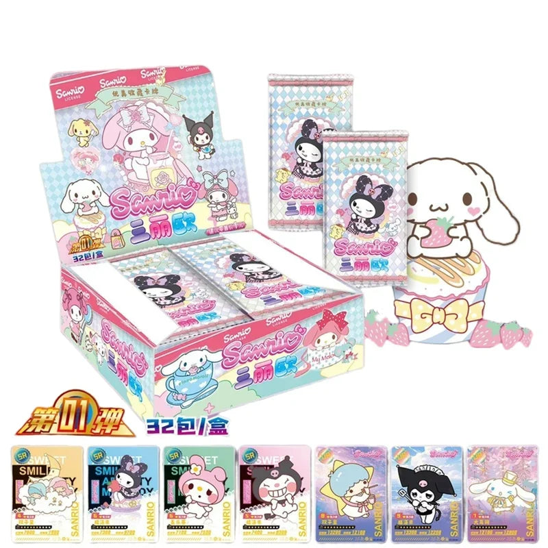 Sanrio Kuromi My Melody Trading Card Booster Box &ndash; Cute Set box random 32Bag