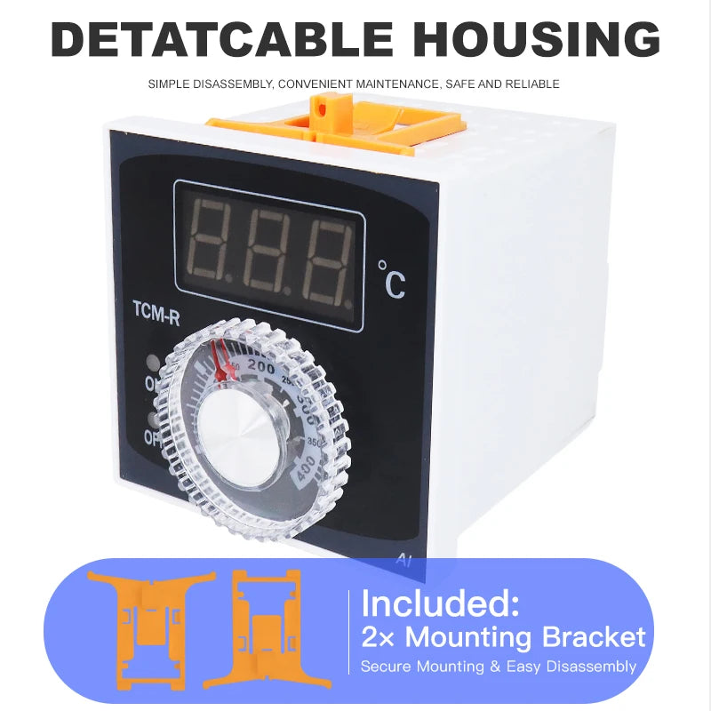 AC220V Knob Type Digital Thermostat &ndash; Easy Temperature Control