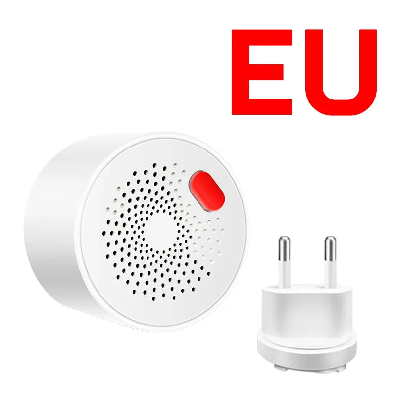 Tuya Smart WiFi Mini Gas Detector With Plug &ndash; Plug In Ready EU Plug