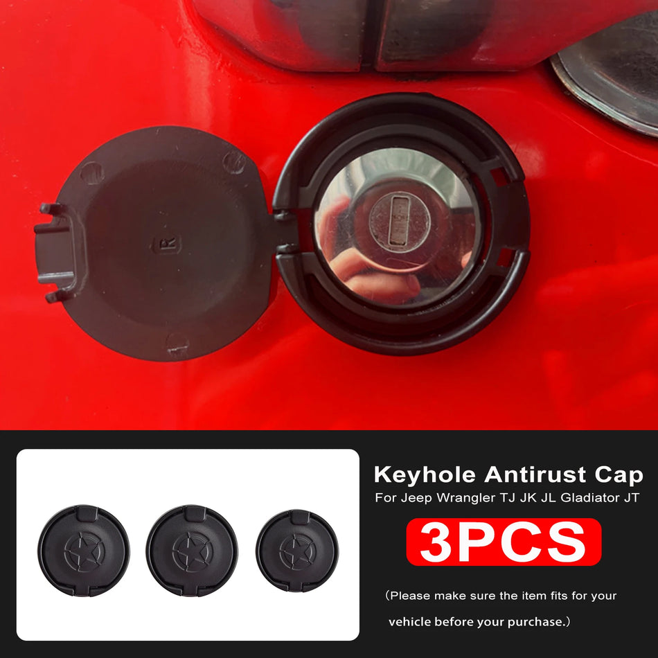 ABS Kryt otvoru zámku dveří pro Jeep Wrangler TJ JK JL Gladiator JT