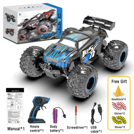 RC Car Toys &ndash; High Speed 4WD Off Road Adventure BLUE