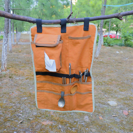 Camping Hanging Storage Organizer - Waterproof With Pockets