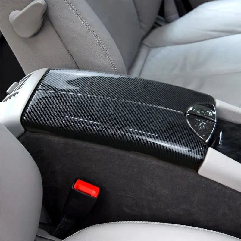 Car Styling Center Console Tidying Armrest Box Panel Cover Sticker Trim For Mercedes Benz E class W211 2003-2008 Car Accessories by InterCyprus Trading Ltd