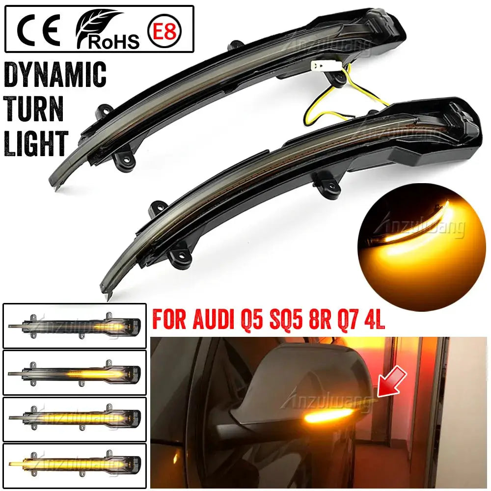 LED Dynamic Sequential Turn Signal Lights For Audi Q5 by InterCyprus Trading Ltd