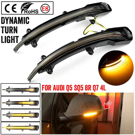 LED Dynamic Sequential Turn Signal Lights For Audi Q5 by InterCyprus Trading Ltd