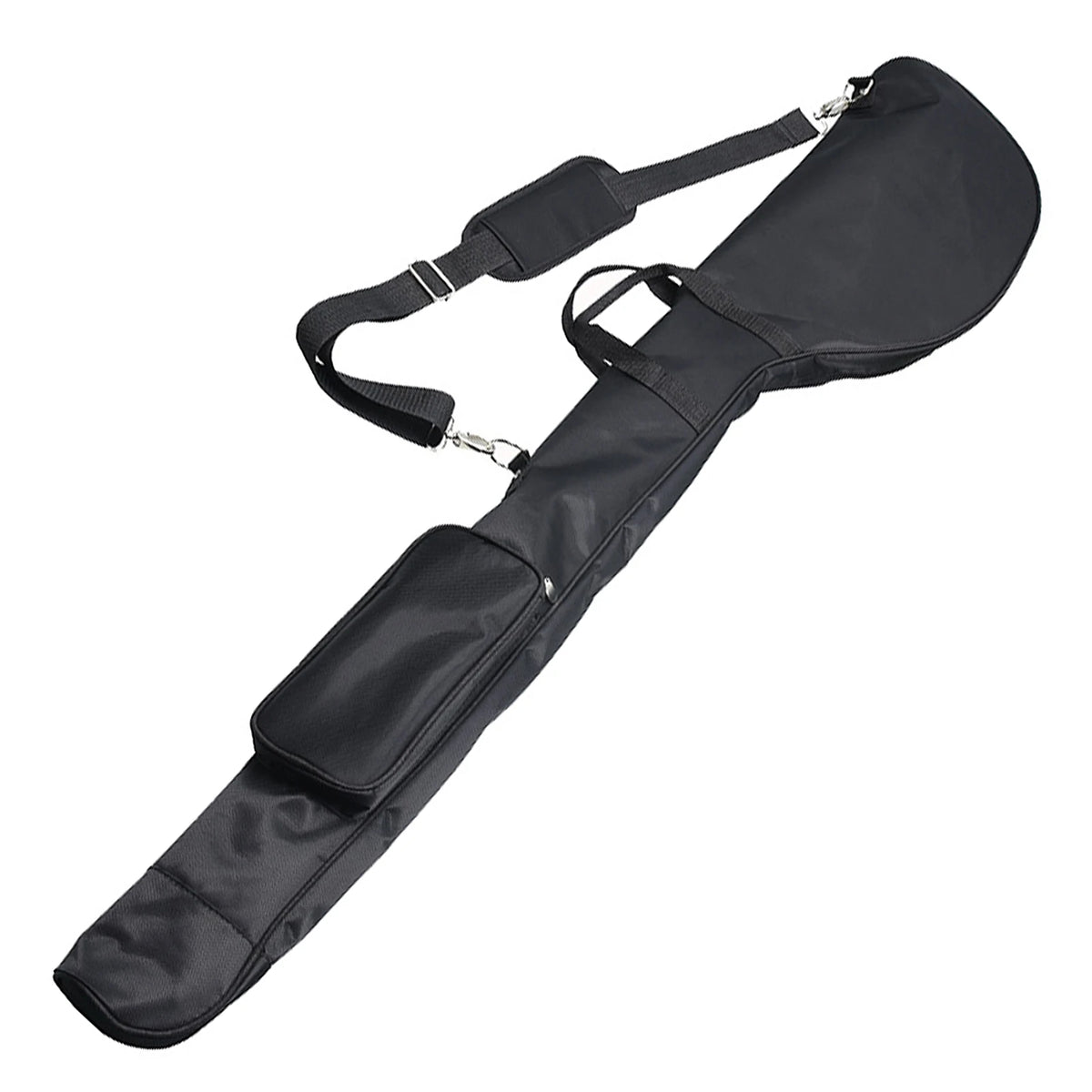 Folding Golf Travel Bag &ndash; Collapsible Design With Straps Black
