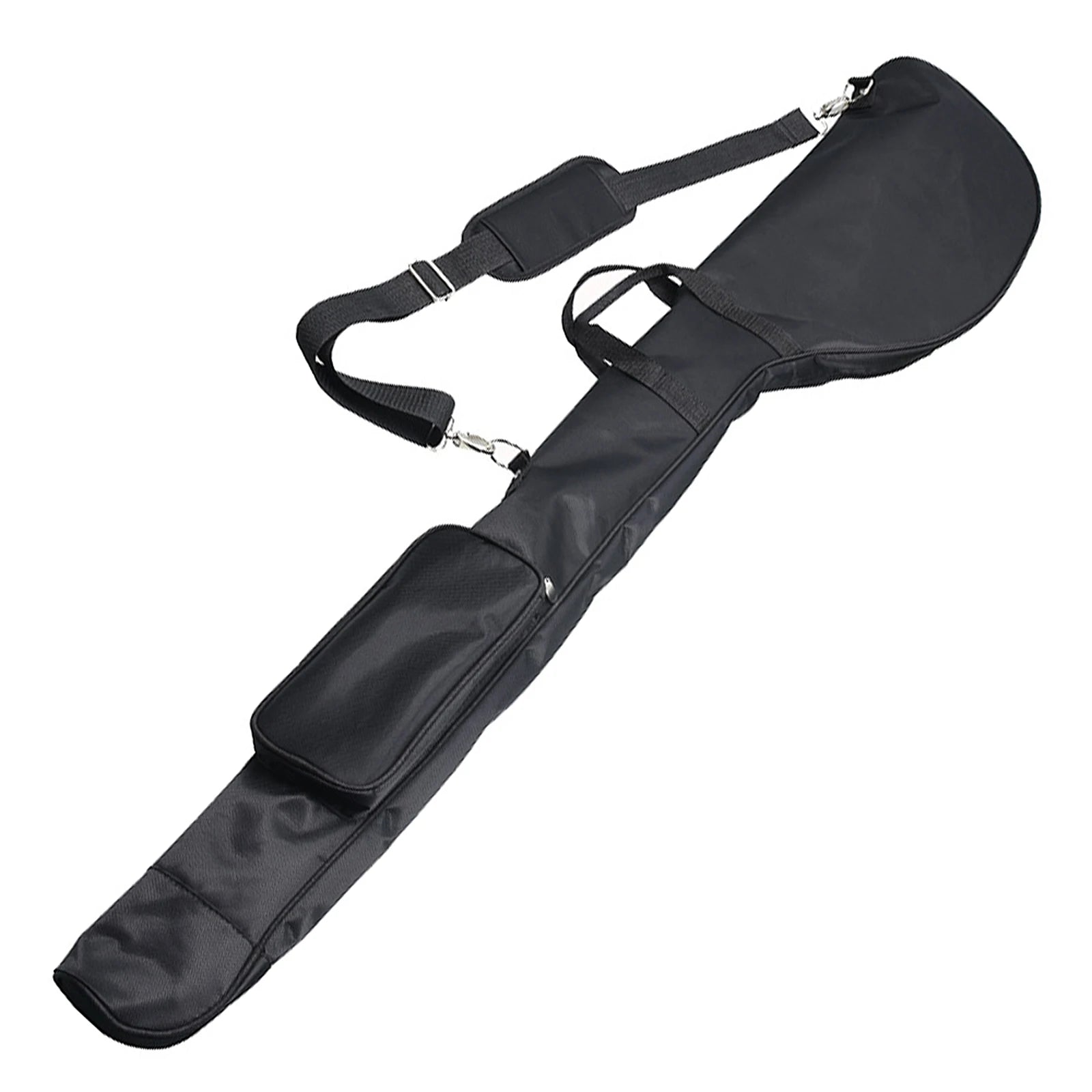 Folding Golf Travel Bag &ndash; Collapsible Design With Straps Black