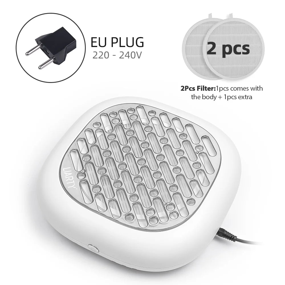 130W Super Suction Nail Dust Extractor &ndash; Powerful Brushless Vacuum Cleaner EU PLUG (220-240V) 2