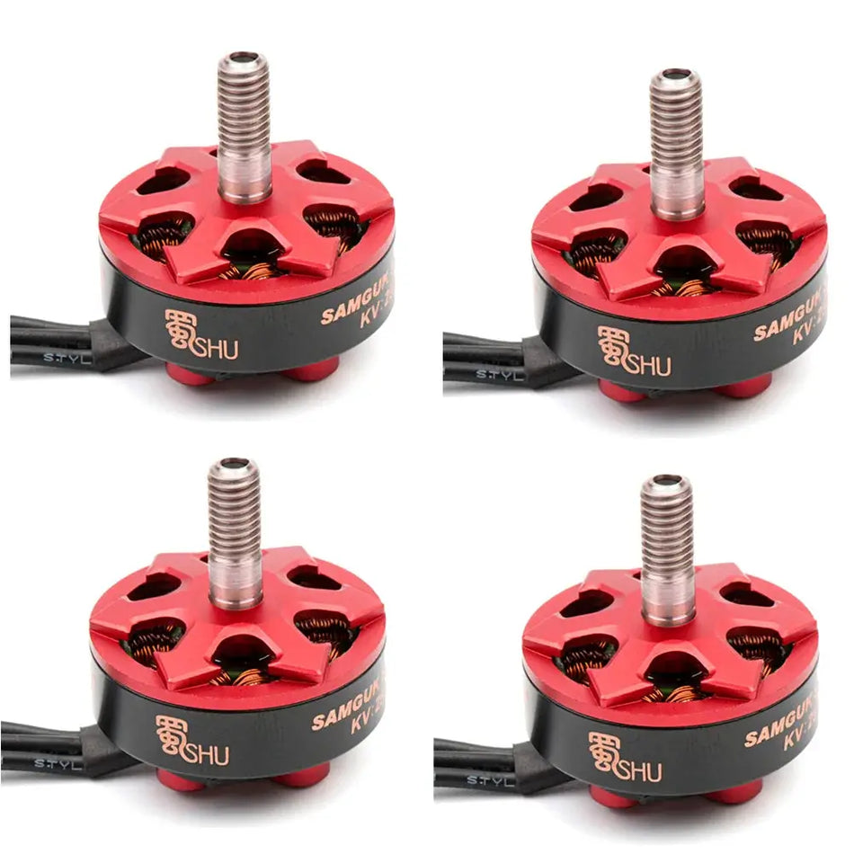 4pcs Samguk Series Shu 2306 2500KV 2800KV 3-4S 1750KV 4-6S Brushless Motor for RC FPV Drone Models Multicopter by InterCyprus Trading Ltd