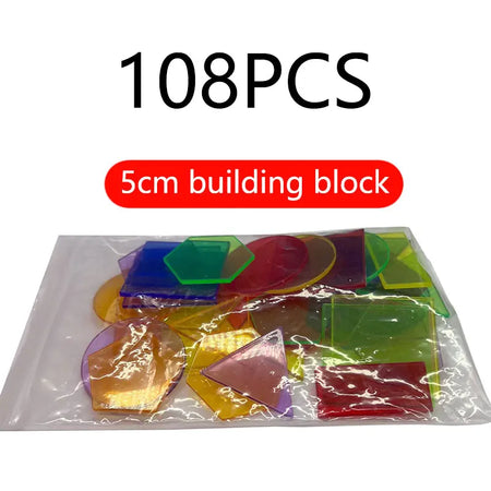 YLL01025 Transparent Blocks &ndash; Educational Light Table Play YLL01025D