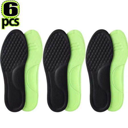 Soft Memory Foam Orthopedic Insoles - Deodorising &amp; Antibacterial, Sweat-Absorbing Shoe Accessories