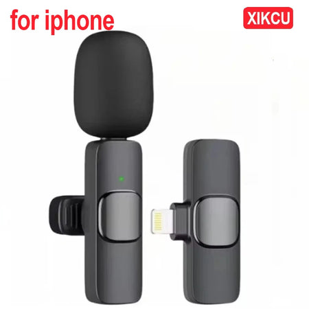 XIKCU Wireless Lavalier Microphone for iphone