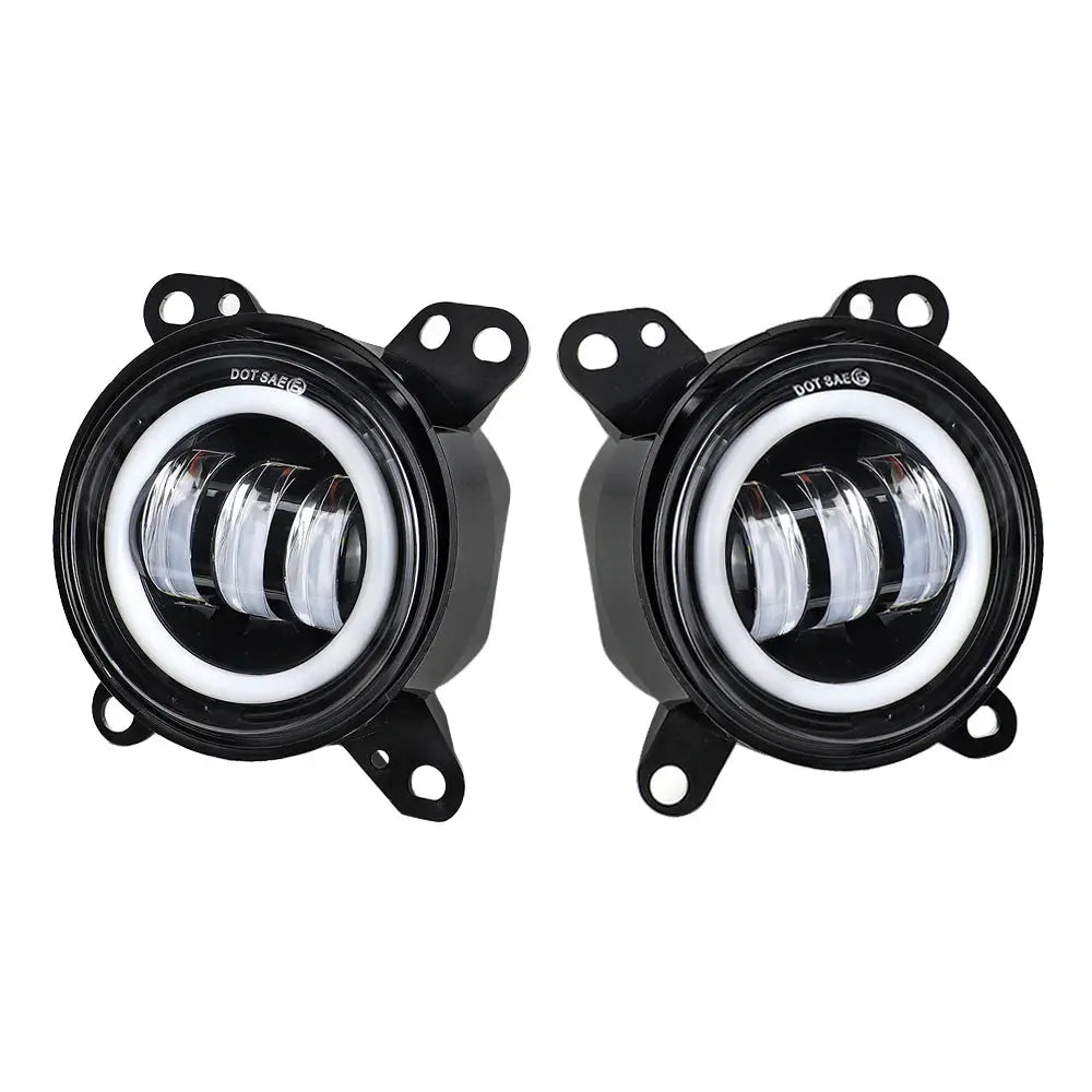 1 pair Truck Light LED Fog lamp with white DRL Light for DAF XF 105 by InterCyprus Trading Ltd