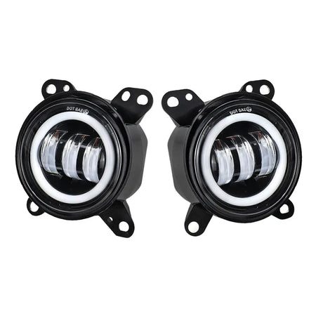 1 pair Truck Light LED Fog lamp with white DRL Light for DAF XF 105 by InterCyprus Trading Ltd