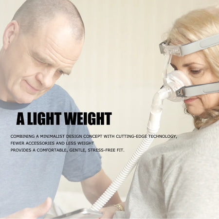 BMC NM4 CPAP Nasal Mask &ndash; Includes Headgear Cleaning Brush