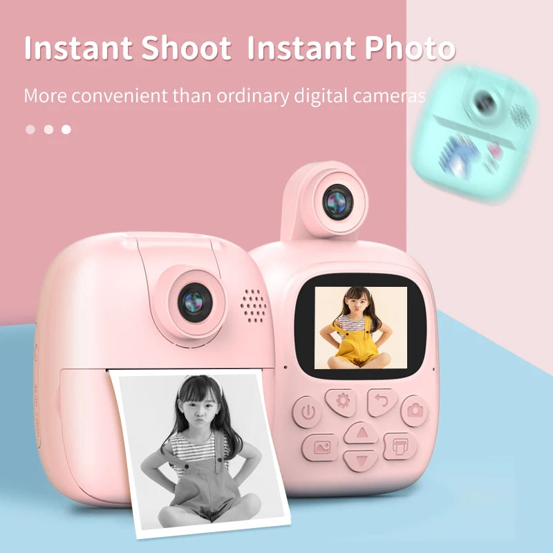 CHUZHAN Kids Instant Print Camera and Thermal Printer