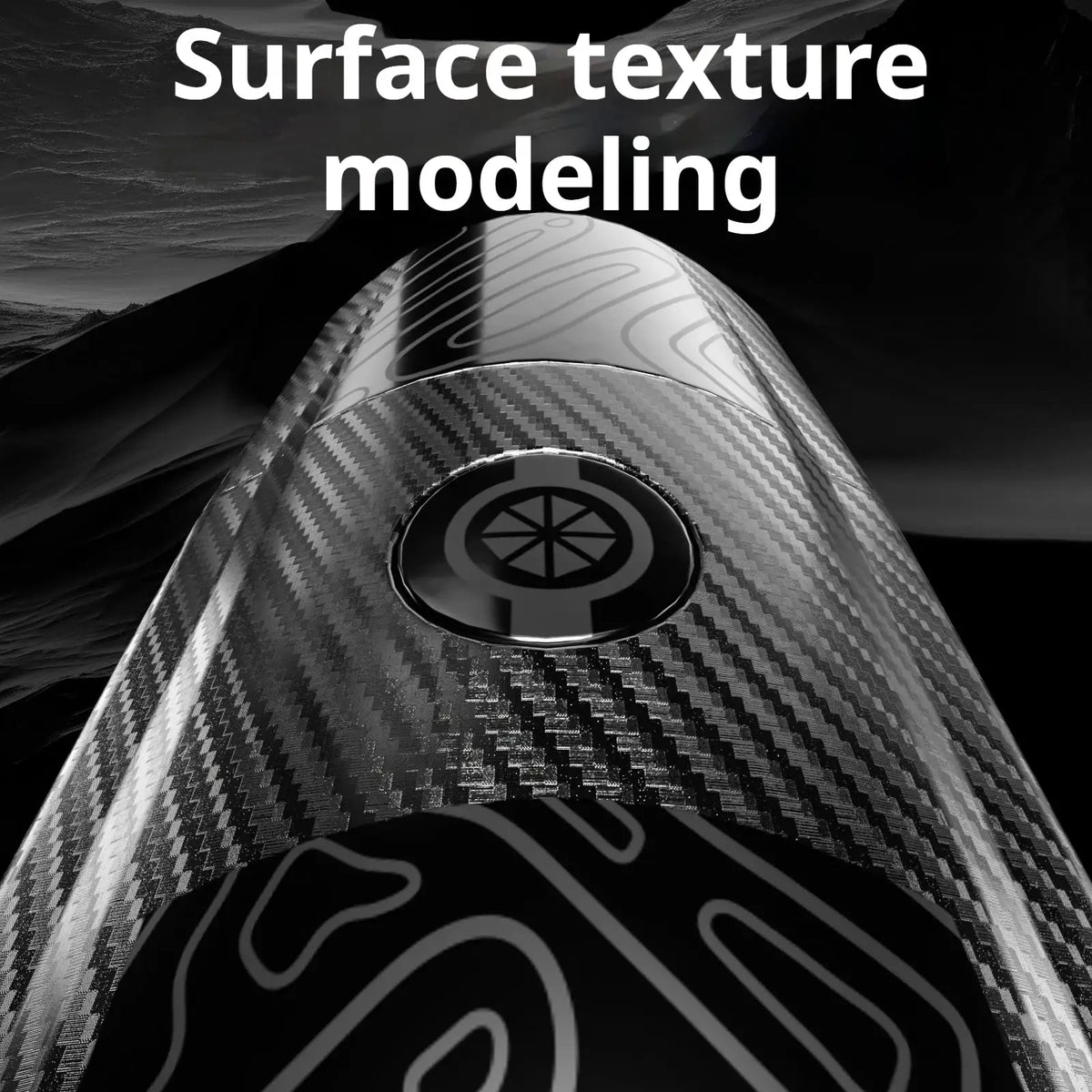 ENLEE Mountain Bike Mudguards Extended And Widened Rain Guards Carbon Fiber Texture Universal For Front And Rear by InterCyprus Trading Ltd