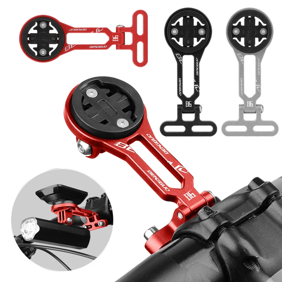 Extended Out Front Bike Mount For Computer, Camera, And Speedometer
