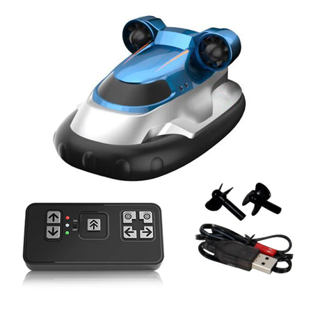 Mini RC Boats 2.4GHz Hovercraft &ndash; High Speed Performance 888-1-blue / CHINA