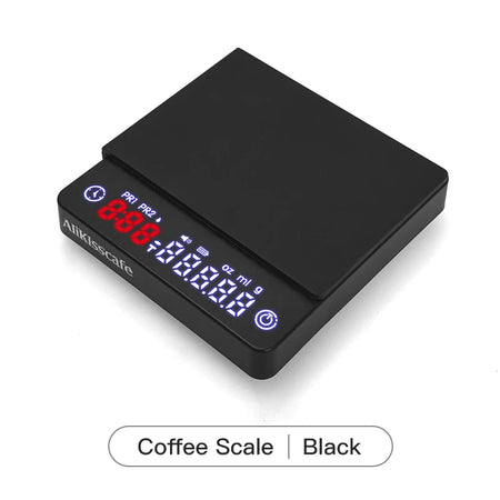 AliKisscafe Espresso Scale AK001 &ndash; 0.1g Precision Compact Black MINI / 2Kg