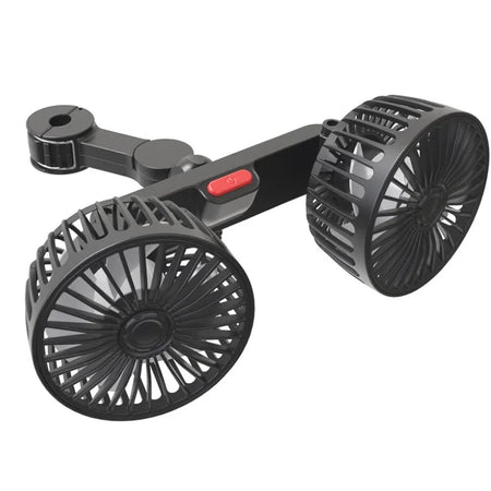 3-Speed Car Seat Cooling Fan USB Charge Dual Head &ndash; Cool Air 1 set