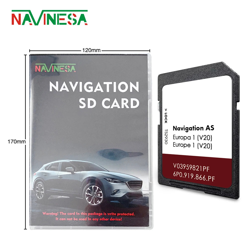 Seat Ibiza Navi 32GB Map SD Card 2015-2020 &ndash; Europe Maps for Seat AS
