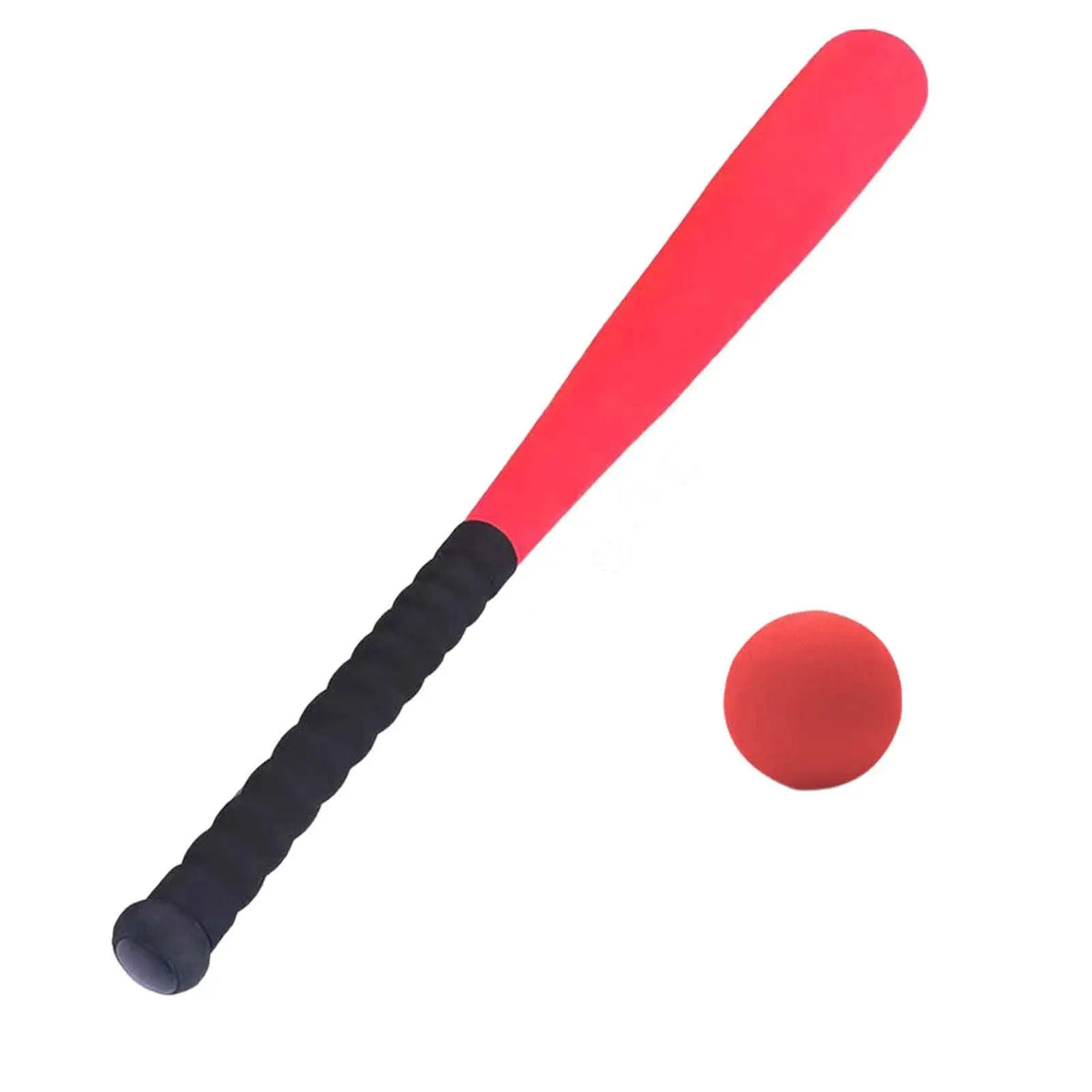 Kids Foam Baseball Bat And Ball 21 Inch Set &ndash; Safe Play Red