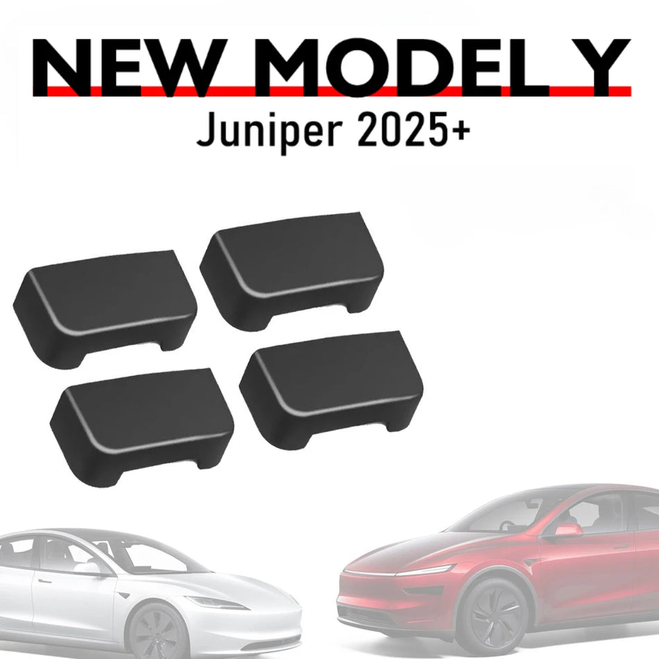Rear Seat Slide Rail Rubber Plugs for Tesla Model 3 Y Juniper 2025