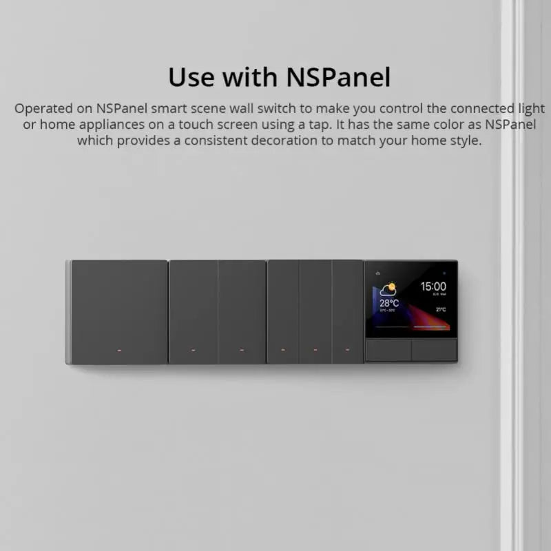 SONOFF M5 WiFi Smart Switch for Smart Homes, 1/2/3 Gang Control