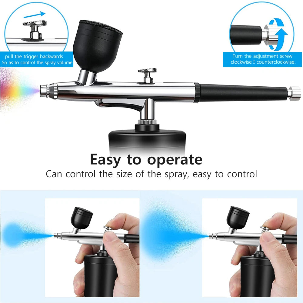 K5 Nail Art Airbrush &ndash; Cordless Portable Nail Art Sprayer