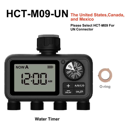 Eshico HCT-M09 &ndash; 4 Zone Smart Irrigation Timer System POP3-HCT-M09-UN