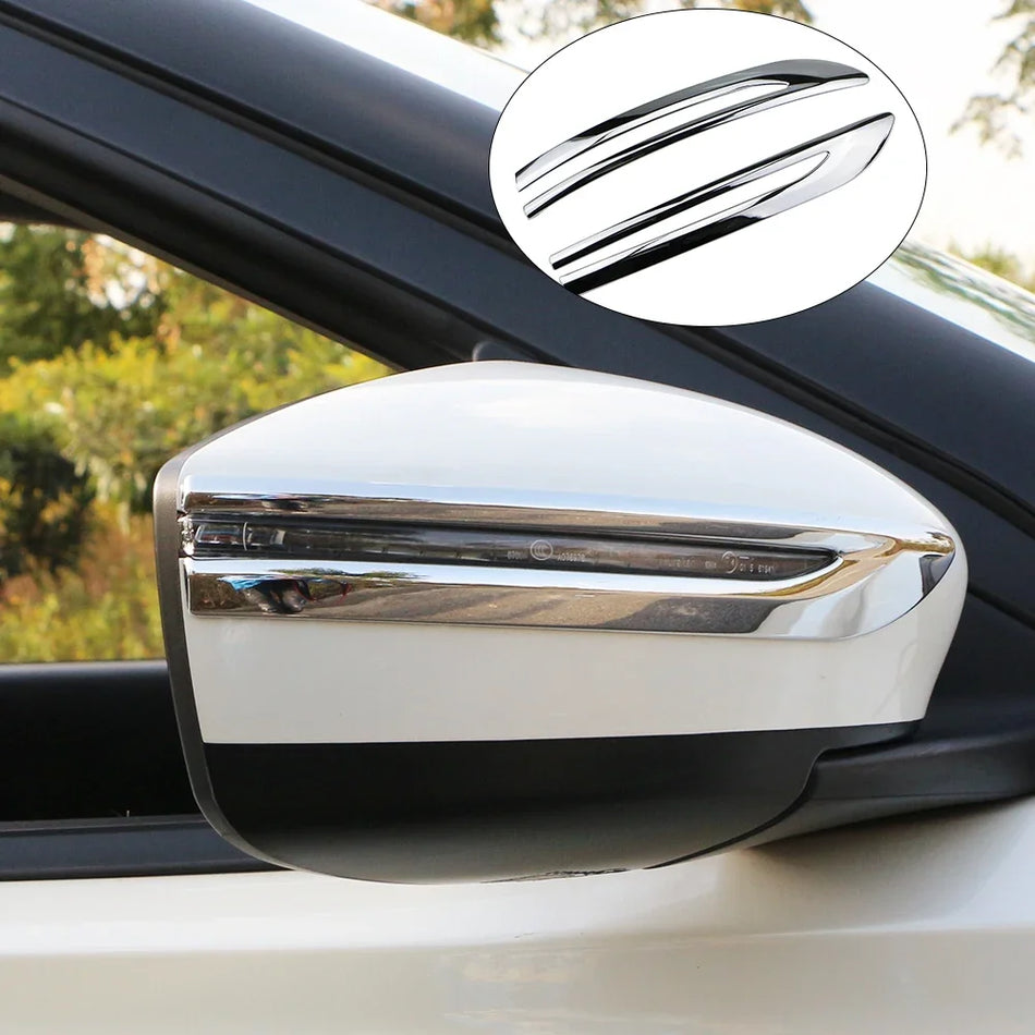 Nissan Kicks 2017-2023 ABS Krom Bakåtriktad Spegel Ögonbryn Täcks Trim