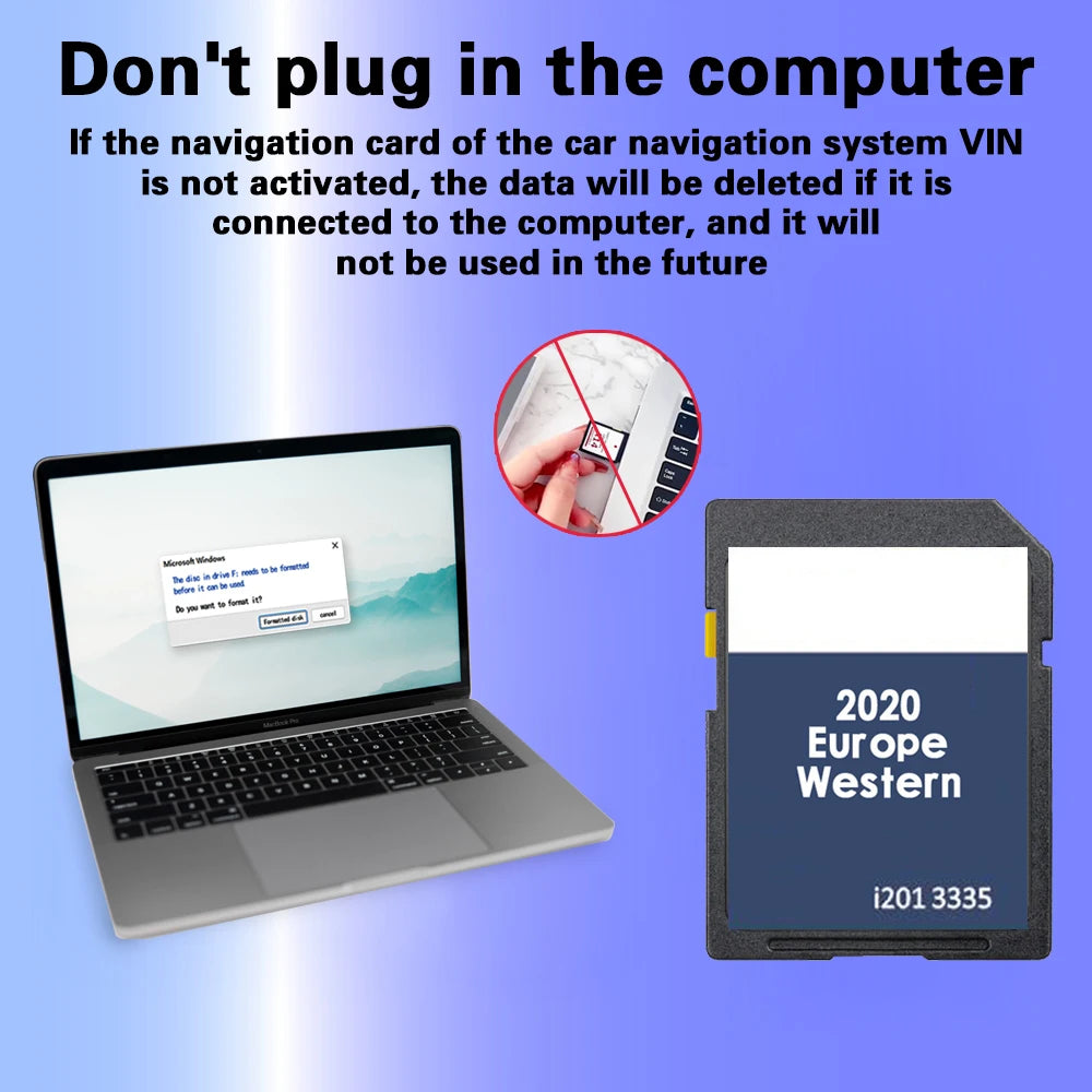 VW RNS 310 West Europe Map SD Card &ndash; Europe Map 2020-2021