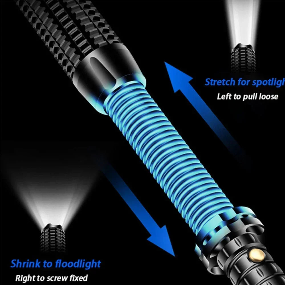 LAMPADA TORCIA POLICE 5000W 2500Lm LED POTENTE RICARICABILE ZOOM CALIBRATO FASCIO LUMINOSO 700 metri LAMPADA TORCIA POLICE 5000W 2500Lm LED POTENTE RICARICABILE ZOOM CALIBRATO FASCIO LUMINOSO 700 metri