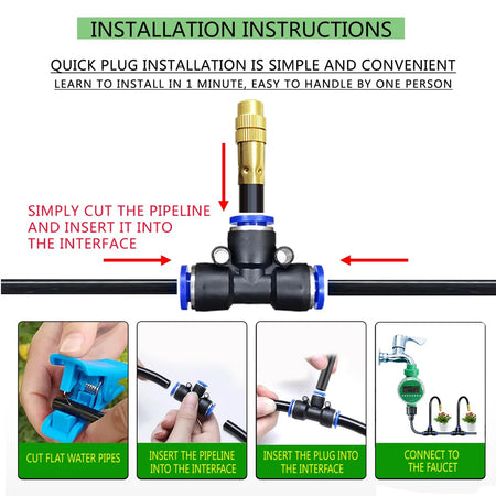 Spray Kit With Copper Nozzles &ndash; 20cm Nozzle Length