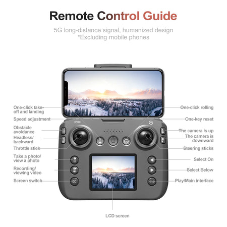 S181 Pro Rc Drone Uav Gps 8K Hd Camera &ndash; Ultra HD 8K Camera