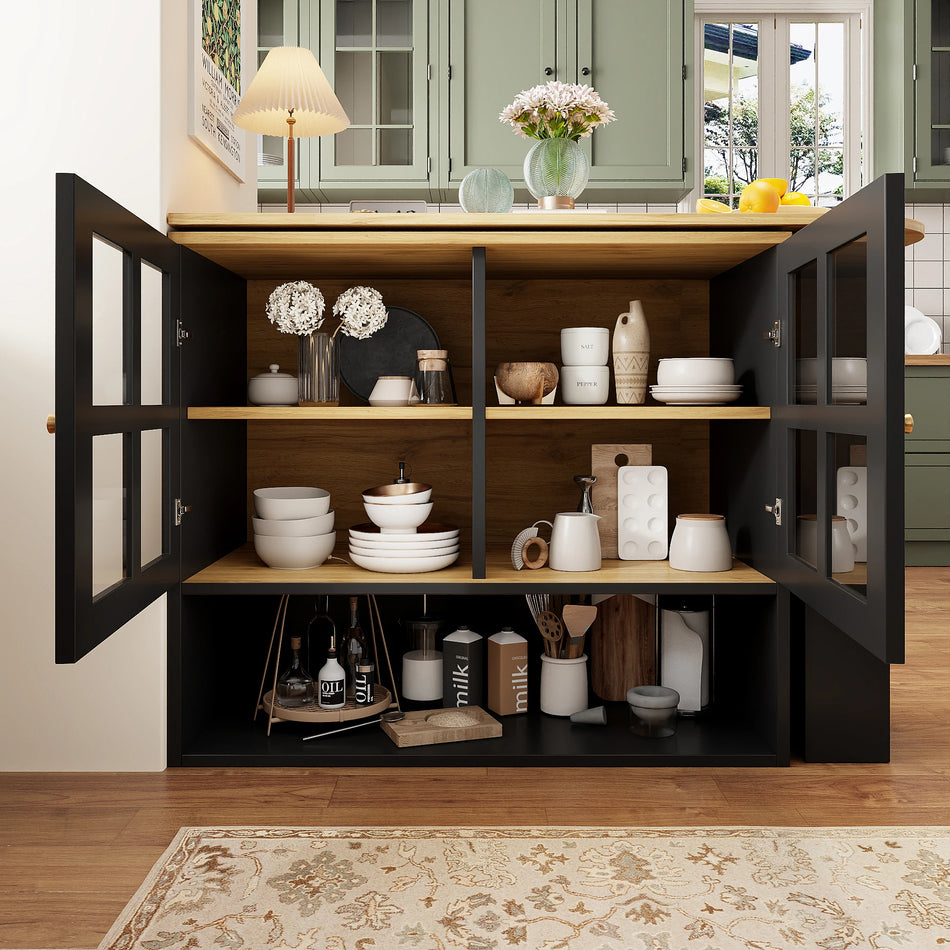 360-stopniowa obrotowa barowa jadalnia z półką na przekąski i szkłem