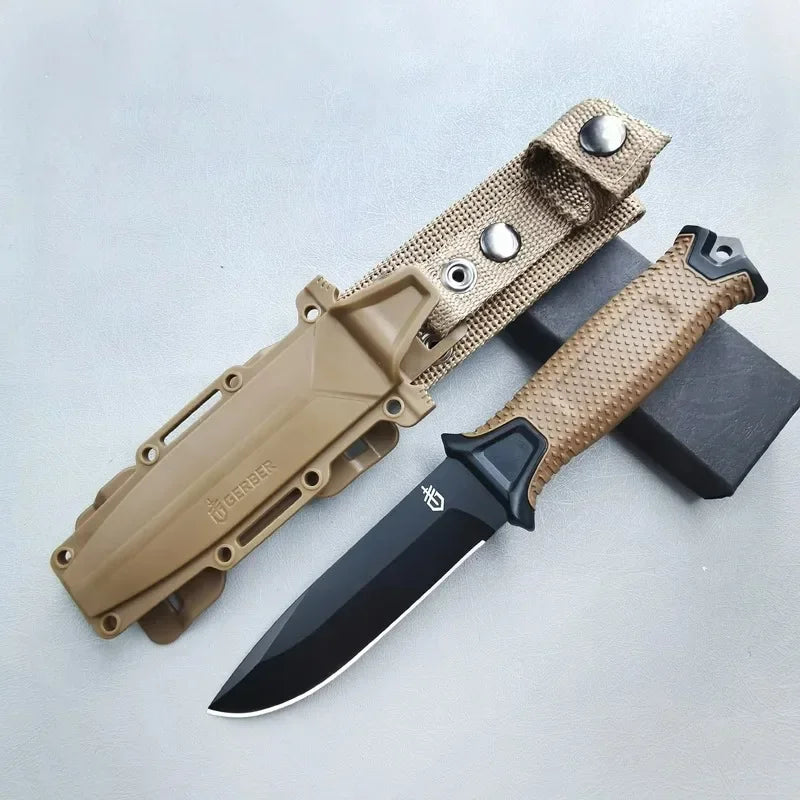 Stainless Steel Outdoor Survival Knife - Compact Camp Knife Style B