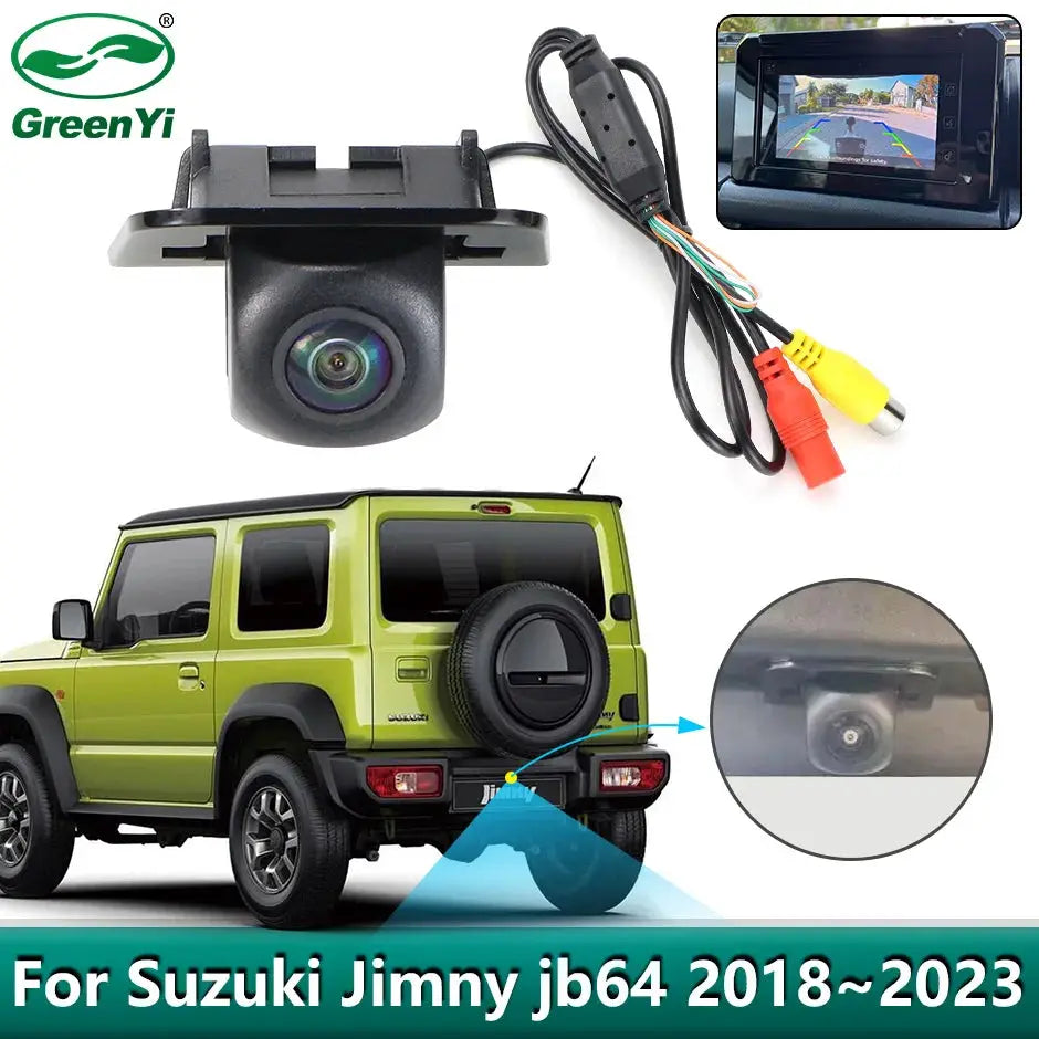 GreenYi Car Rear View Camera For Suzuki Jimny JB64 JB74 off roader 2023 2022 2021 2020 2019 2018 OEM Unit Accessorie Plug & Play by InterCyprus Trading Ltd