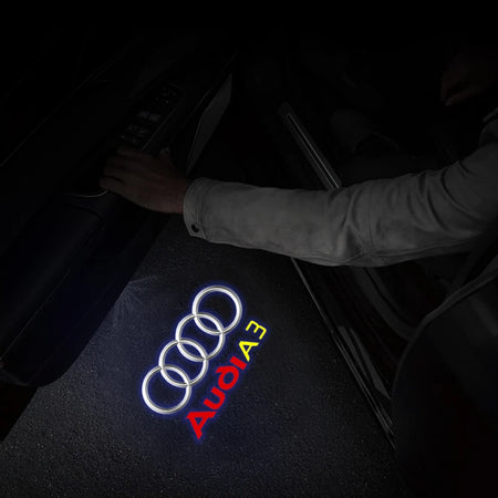Led Car Door Logo Welcome Lights Projector Lamps - Easy Fit AUDI A3 / 2pcs