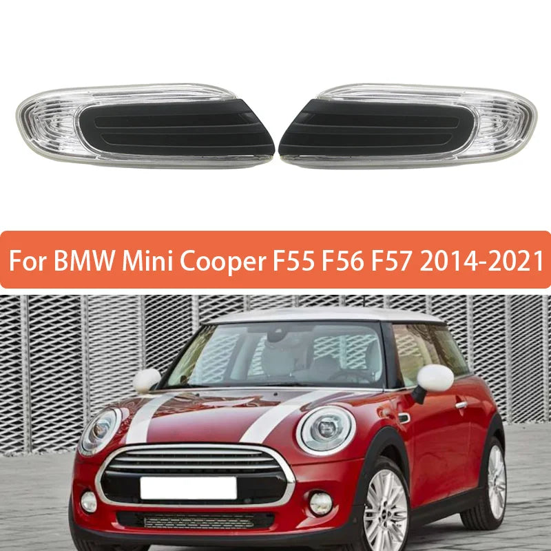 ABS Белые боковые указатели для Mini Cooper F55 F56 F57