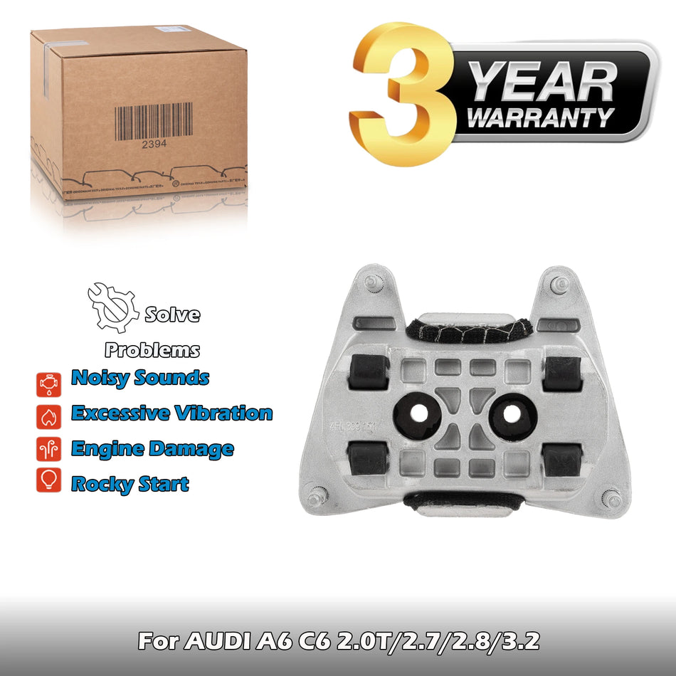 Gumově-kovové úchyty převodovky pro Audi A6 C6 vlevo-zadní 2.0T 2.7 2.8 3.2
