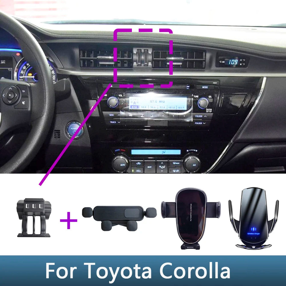 Toyota Corolla Telefonhållare med trådlös laddningsbas