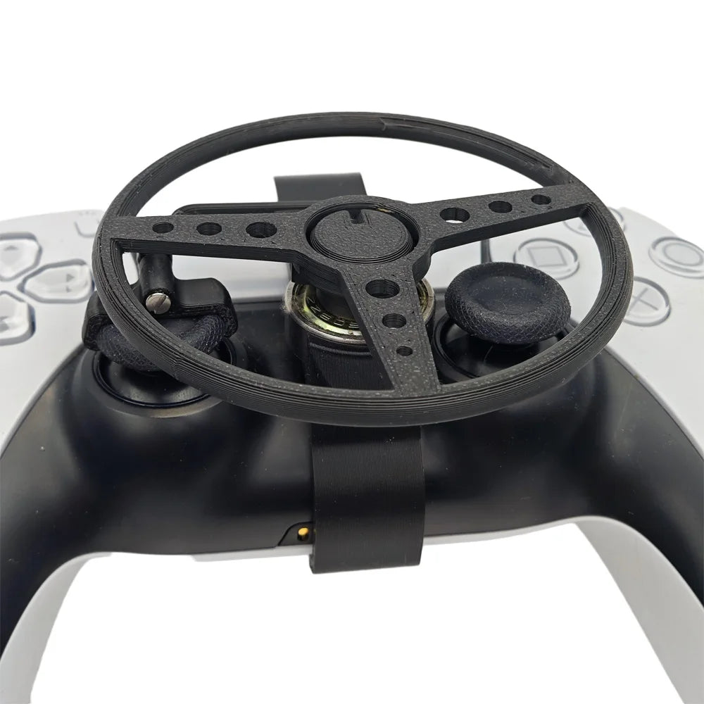 Mini Steering Wheel for PS5 &amp; PS5 Slim Game Controller - Auxiliary Replacement Accessory Default Title