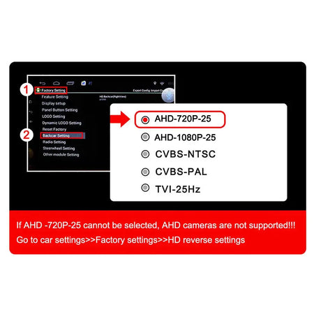 No More Blind Spots! 160° AHD Car Reverse Camera IP68 Waterproof Night Vision Rear View Backup Camera by InterCyprus Trading Ltd