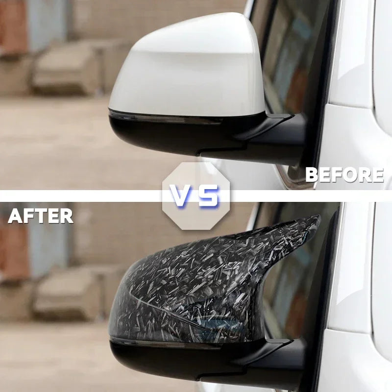 2Szt Czarne Lusterka Osłony BMW X3 X4 X5 X6 2014 Do 2018