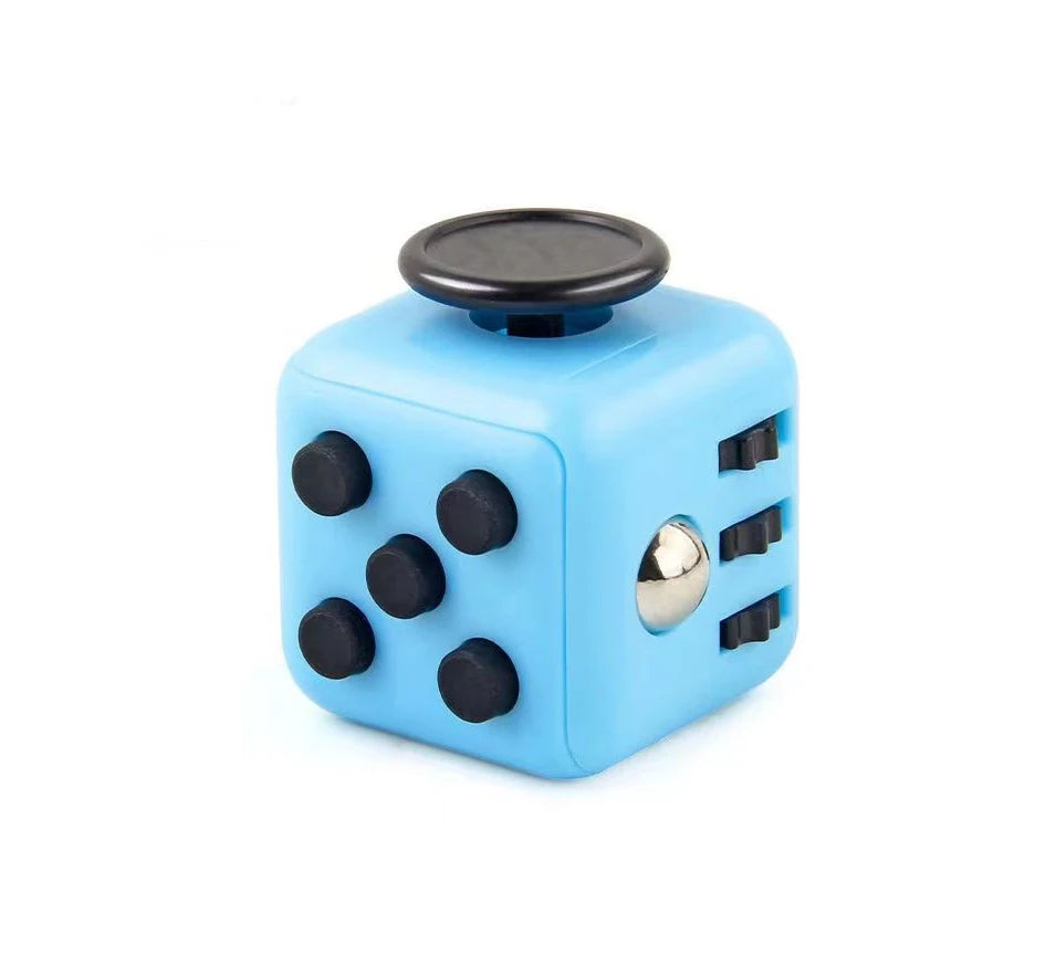 Solid Colour Fidget Decompression Dice for Stress Relief 2