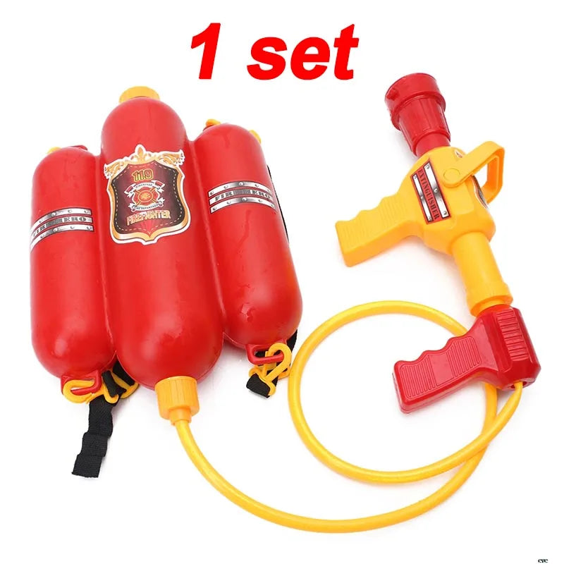 Large Capacity Water Gun Fireman Backpack &ndash; Easy Pull Soaker 1 WATER GUN