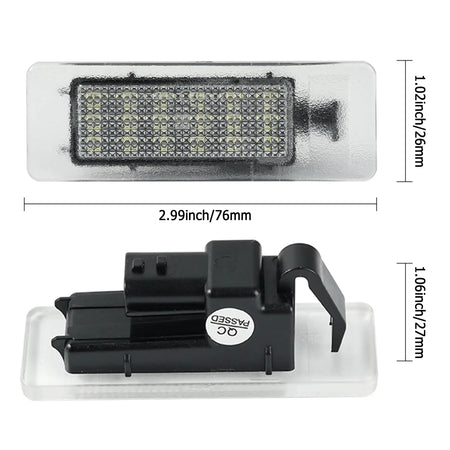 2X Waterproof Canbus No Error License Plate Lights For Renault Megane IV Scenic IV Master III Tingo II Espace V Koleos II by InterCyprus Trading Ltd