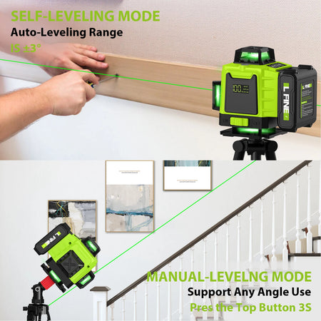 Lfine 4D 16 Lines 360 Degree Self Leveling Laser &ndash; Tripod